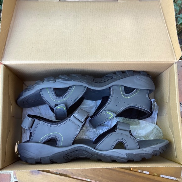 Weatherproof Vintage Men’s Brighton Adjustable Sandals Gray SZ 13 - Picture 15 of 16